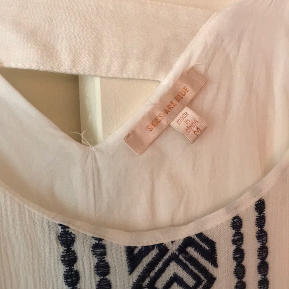 Skies Are Blue Boho Dress, Medium - Picture 5 of 6